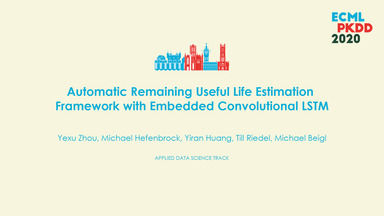 Automatic Remaining Useful Life Estimation Framework with Embedded Convolutional LSTM