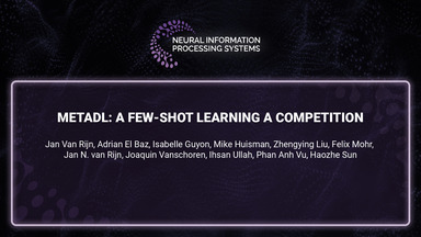 MetaDL: a few-shot learning a competition